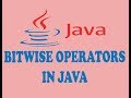 BITWISE OPERATORS IN JAVA (URDU / HINDI)