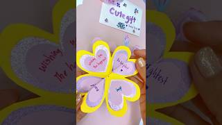 Cute gift diy ការដូខួបកំណើត #youtubeshorts #birthday #diy