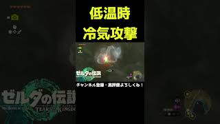 ティアキンの新要素！『低温時冷気攻撃』【ゼルダの伝説 ティアーズ オブ ザ キングダム】【ティアキン】#Shorts