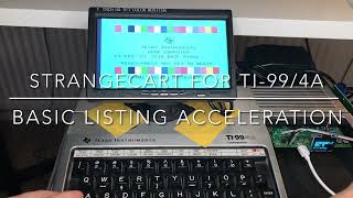 Quick demo: BASIC program listing acceleration