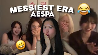 aespa (SUPER chaotic moments) supernova era 😂