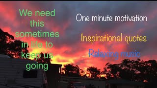 1minute motivation|Inspirational quotes|End of rainbow|colourful sky//Jiji Healy