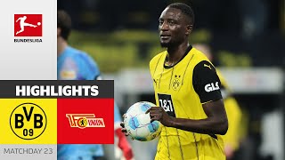 Guirassy Scores 4! | Borussia Dortmund - 1. FC Union Berlin 6-0 | Highlights | MD 23 – Bundesliga