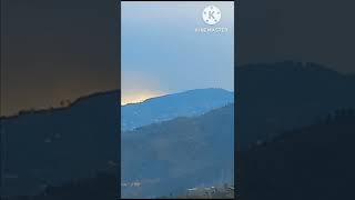 sunrise over mountains #sunrise #shorts #shortvideo #shortsfeed #short #shortsvideo #ytviral