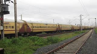 BRC WAP7 Powering Suryanagari Expresss - Indian Railways.