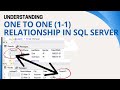 21 What is one to one relationship in sql server