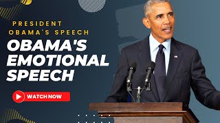 Obama's EMOTIONAL Speech That Brought Audience to Tears #obama #motivational