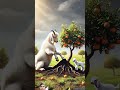 goat and her baby planted an orange tree 🍊 story of goat and her baby shorts​ animals​ goat​