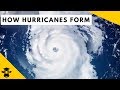 How do hurricanes form over the Atlantic Ocean ?