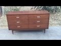 Mid-century 6 drawer Dresser