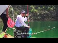 太氣人了，深山礦坑野釣，遇到草魚連竿鬧窩