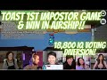 Disguised Toast 1st Impostor Win in AIRSHIP 18,800 IQ Voting Diversion Among US New Map (FULL POV)