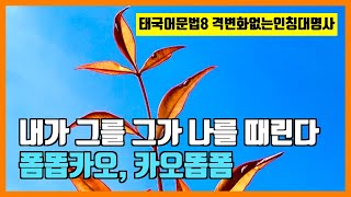 태국어문법8 격변화 없는 인칭대명사