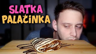 ASMR Eating a Sweet Pancake (Slatka Palačinka) 🥞