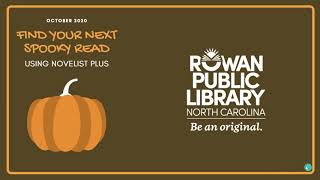 Find Your Next Spooky Read Using Novelist Plus