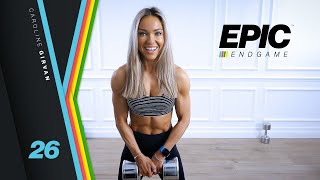 KILLER Chest and Tricep Workout with Dumbbells | EPIC Endgame Day 26