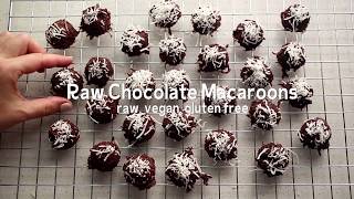 Raw  Chocolate Macaroons