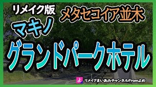 【高島市】メタセコイア並木とマキノグランドパークホテル