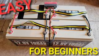 How to connect a solar battery bank | series parallel or both? Beginner friendly