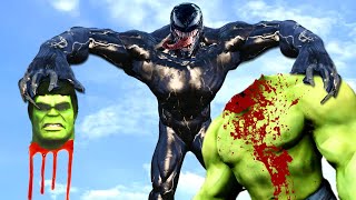 The Incredible Hulk VS Venom - Epic Battle - GTA V - King of Gamer