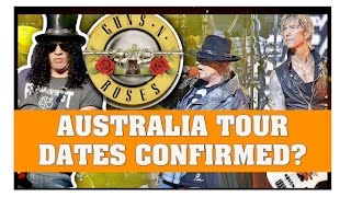 Guns N' Roses News  Australia Tour Date Confirmed? February 14th in Melbourne?