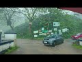 4k walking in rain through scenic hill station roads in munnar 4k asmr relaxing walk kerala