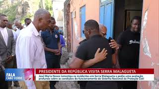 Presidente da República visita Serra Malagueta | Fala Cabo Verde