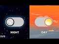 Animated Day Night Toggle Switch | Pure CSS Only!