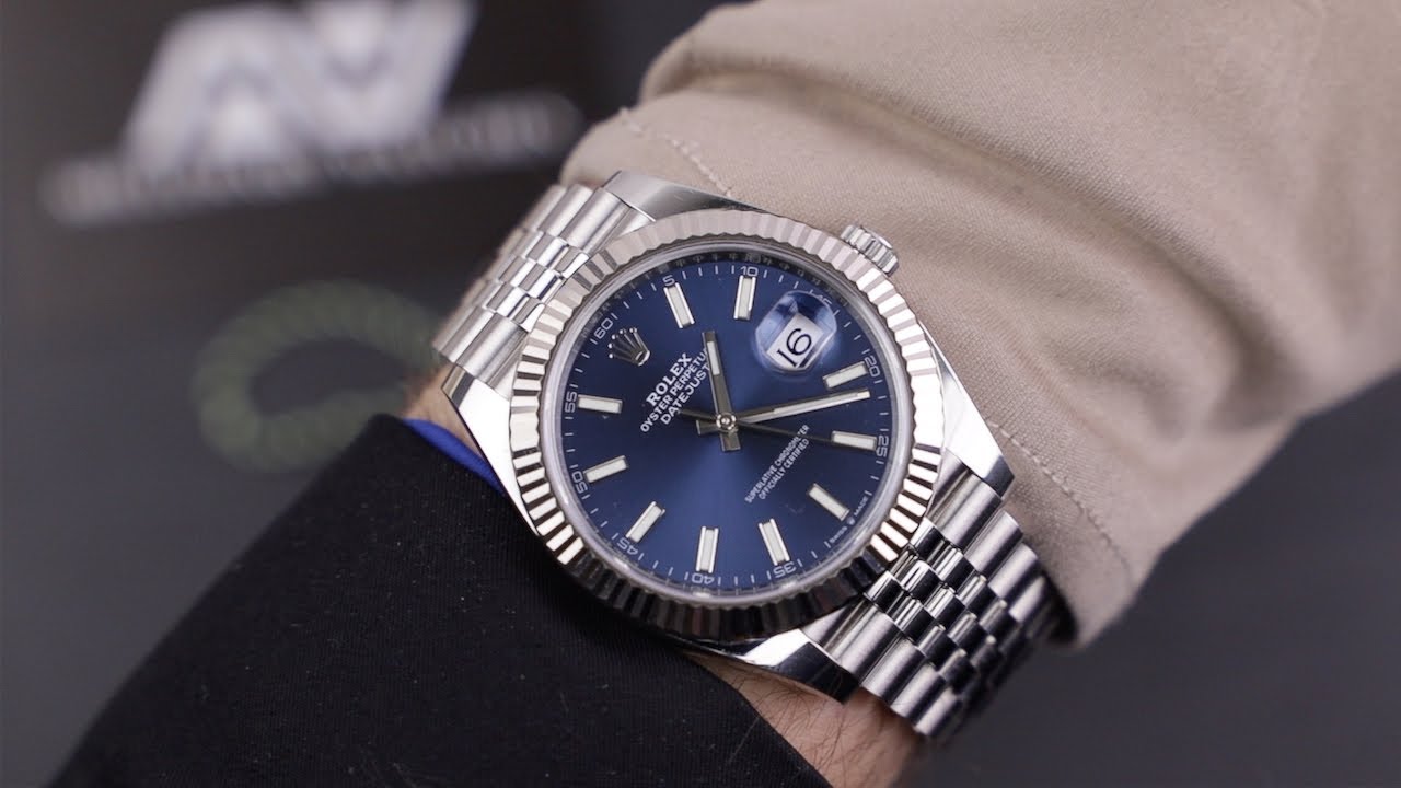 Rolex Datejust 41 126334 Jubilee Blue Dial Unboxing Video - YouTube