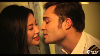 Ed Westwick and Zhu Zhu kissing blooper from Last Flight filming
