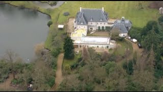 Aerial footage of Boris Berezovsky's home