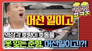 [팝콘잼] ＂머선 일이고?!!?!?＂ 박준형이 호랑이 같았던 멋쥔 호동이를 봤을 때 #아는형님 #JTBC봐야지