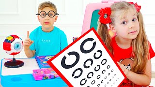 Diana and Roma show tips how to maintain vision in children