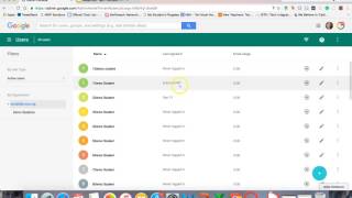 Google Admin Console: Users Overview