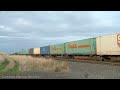 7mp1 aurizon team global express container train with acc6032 acd6051 u0026 g535 20 5 2023 poathtv