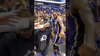 Lebron James gives kid his game-worn shoes the night the Lakers break the assist record as a team
