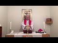 bishop michael router mass for the feast of st. blaise