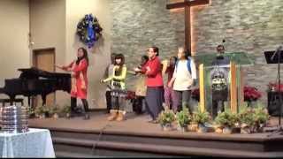 Skit \u0026 Choir   多倫多台恩教會英語部 2013-12-22