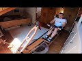 flow row balance board auf dem waterrower performance ergometer