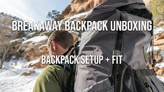 Seek Outside Breakaway Backpack Unboxing (Backpack Setup + Fit)