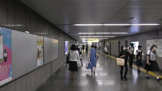 【４Ｋ60fps】乙女たちの街 池袋の乗り換えお散歩【A transfer walk in Ikebukuro, the city of maidens 】