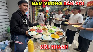 Em trai bán xôi Phú Thượng nổi tiếng Hà Nội đắt khách