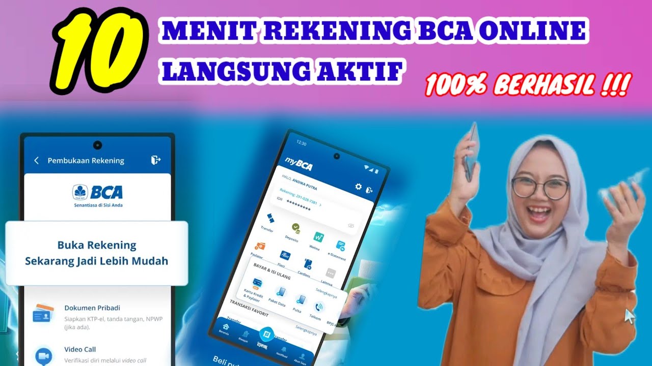 Cara Buka Rekening BCA Secara Online Lewat Hp _ Buka Rekening BCA ...