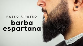 Como fazer uma BARBA ESPARTANA passo a passo. |LEGENDADO|