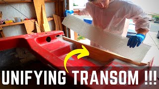 Boat Rebuild (PART 18) transom and top cap unified!