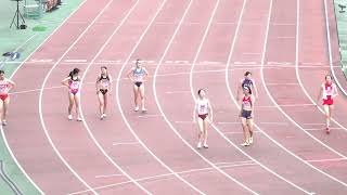 [4k]U20女子400m　決勝　日本選手権2022