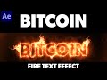 Create Fire Text Animation in After Effects | After Effects Text Animation Tutorial with Free Plugin