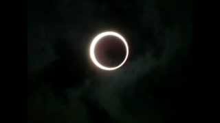 金環日蝕 Annular solar eclipse 2012 in Japan (時刻が間違ってます)