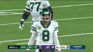 Stephon Gilmore's INT vs. Rodgers ices Vikings' win over Jets in London