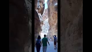 Incredible Al-Siq Canyon |Petra | Jordan #shorts #petra #canyon #jordan